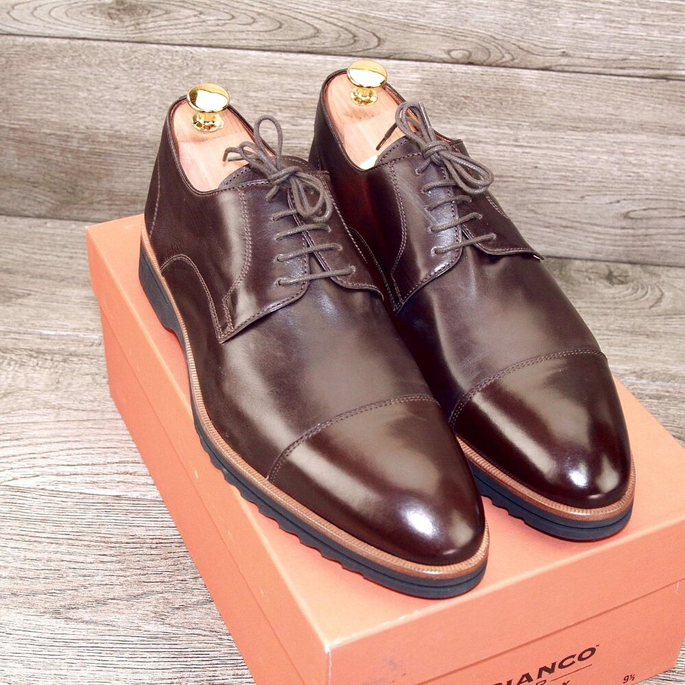 * NIB * $795 Bracken DI BIANCO Italian Derby US 9.5 M Clay * add $15 Cedar Trees